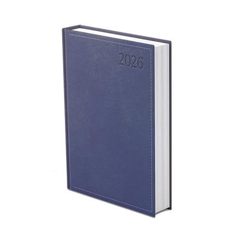 Naptár, tervező, B5, napi, TOPTIMER "Traditional", kék