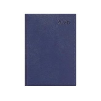   Naptár, tervező, B6, napi, TOPTIMER "Traditional", kék