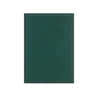   Naptár, tervező, B6, napi, TOPTIMER "Traditional", zöld