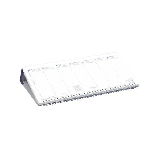 Naptár, asztali, fekvő, TOPTIMER, kék