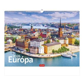 Naptár, fali, TOPTIMER, "Európa"
