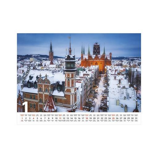 Naptár, fali, TOPTIMER, "Európa"