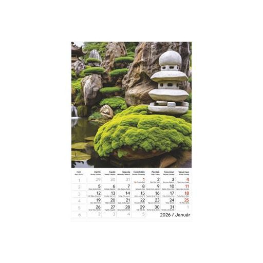 Naptár, fali, TOPTIMER "Kertek"