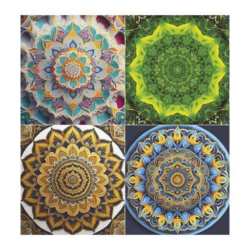 Naptár, fali, TOPTIMER "Mandala"