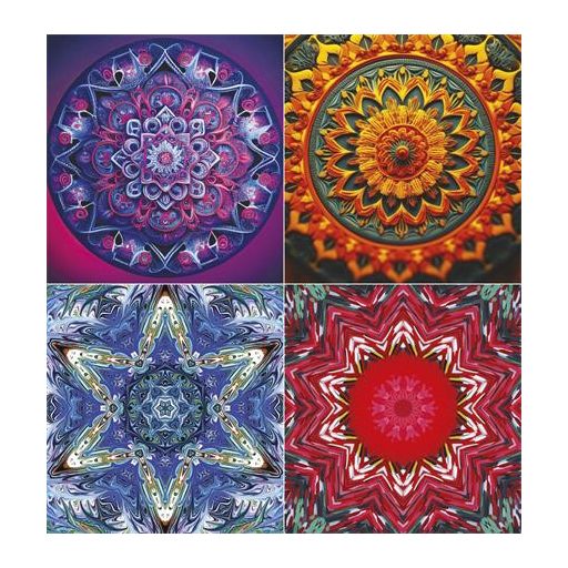 Naptár, fali, TOPTIMER "Mandala"