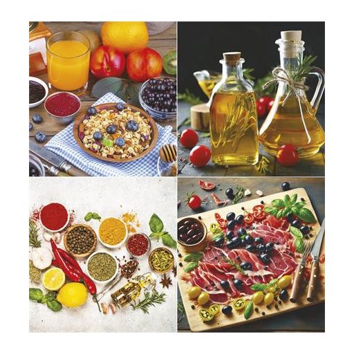 Naptár, fali, TOPTIMER "Gourmet"