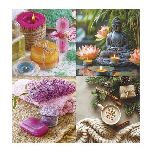 Naptár, fali, TOPTIMER "Relax"