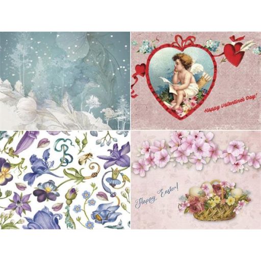 Naptár, fali, tervező, TOPTIMER "Vintage"