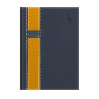   Naptár, tervező, A5, napi, TOPTIMER "Vario", kék-sárga
