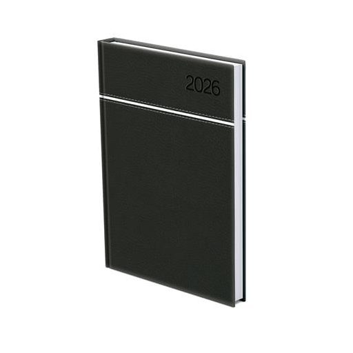 Naptár, tervező, B5, heti, TOPTIMER, "Young", fekete-fehér