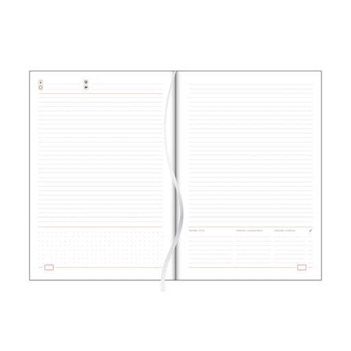 Tárgyalási napló, B5, DAYLINER, "Memphis", piros-szürke