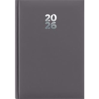   Naptár, tervező, A5, heti, DAYLINER, "Pannon", szürke