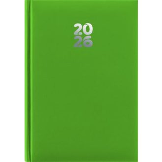   Naptár, tervező, A5, heti, DAYLINER, "Pannon", világoszöld
