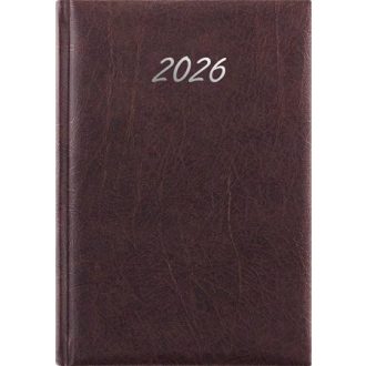   Naptár, tervező, A5, napi, DAYLINER, "Rebel", antracit