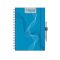 Naptár, tervező, A5, heti, DAYLINER, "InSpiral", kék-kék