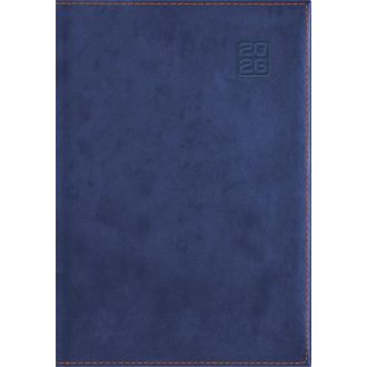   Naptár, tervező, B5, heti, DAYLINER "Square", kék