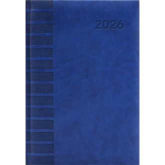   Naptár, tervező, A5, napi, DAYLINER, "Tucson", kék