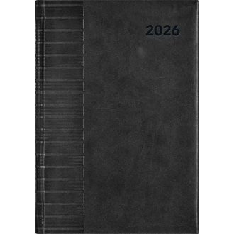   Naptár, tervező, B5, heti, DAYLINER, "Tucson", fekete