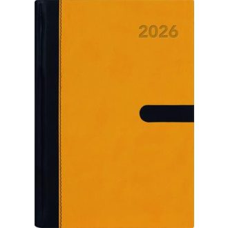   Naptár, tervező, A5, heti, DAYLINER "Winner", sárga