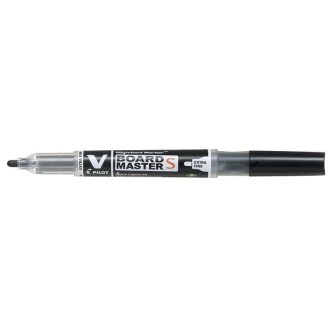   Táblamarker, 1,3 mm, EF, kúpos, PILOT "V-Board Master S", fekete