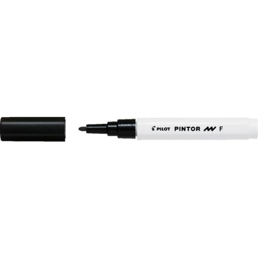 Dekormarker, 1 mm, PILOT "Pintor F", fekete