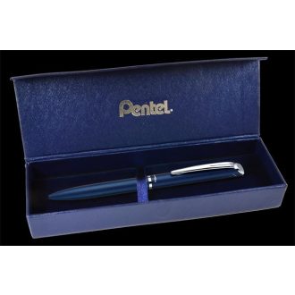   Zseléstoll, 0,35 mm, rotációs, diplomatakék tolltest, PENTEL "EnerGel BL-2007" kék