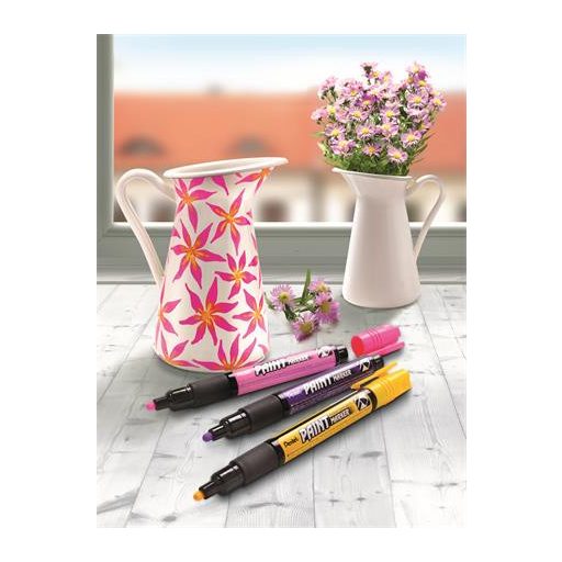 Lakkmarker, 2 mm, kúpos, PENTEL "MMP20", fekete