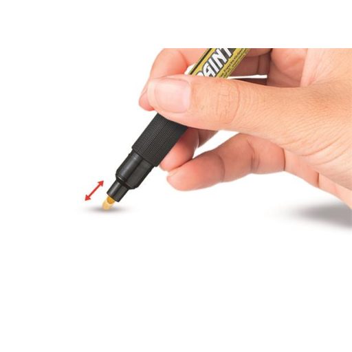 Lakkmarker, 2 mm, kúpos, PENTEL "MMP20", fekete