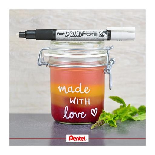 Lakkmarker, 2 mm, kúpos, PENTEL "MMP20", kék