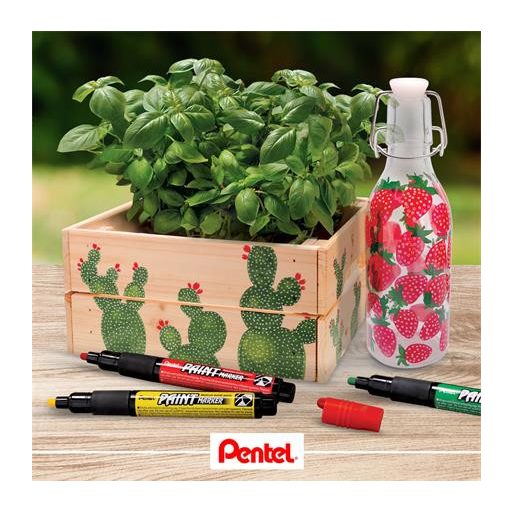 Lakkmarker, 2 mm, kúpos, PENTEL "MMP20", kék