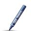 Alkoholos marker, 2 mm, kúpos, PENTEL "N50", kék