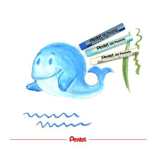 Olajpasztell kréta, PENTEL, "Arts", 12 különböző szín