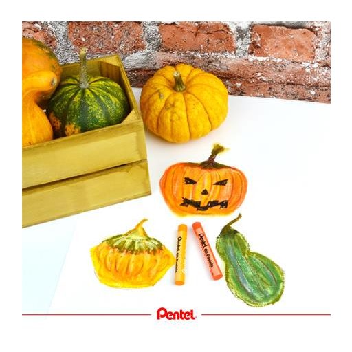 Olajpasztell kréta, PENTEL, "Arts", 25 különböző szín