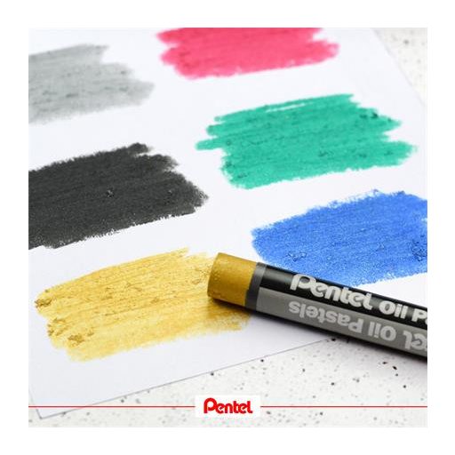 Olajpasztell kréta, PENTEL, "Arts", 25 különböző szín