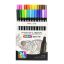 Tűfilc készlet, 0,4 mm, PENTEL "Pointliner", 24 különböző szín
