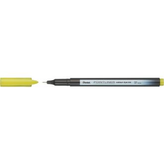 Tűfilc, 0,4 mm, PENTEL "Pointliner", limezöld