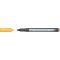 Tűfilc, 0,4 mm, PENTEL "Pointliner", okkersárga
