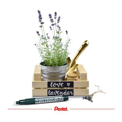 Krétamarker, 2-4 mm, megfordítható hegy, PENTEL "SMW26", sárga