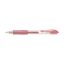 Zseléstoll, 0,32 mm, nyomógombos, PILOT "G-2 Metallic", rózsaszín