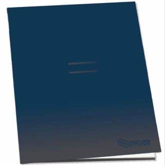   Füzet, tűzött, A4, vonalas, 52 lap, PULSE "Dark Colours"