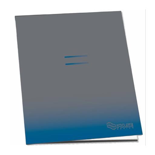 Füzet, tűzött, A4, vonalas, 52 lap, PULSE "Dark Colours"