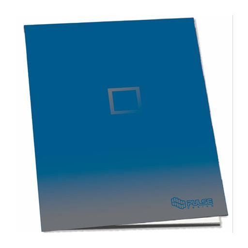 Füzet, tűzött, A4, kockás, 52 lap, PULSE "Dark Colours"