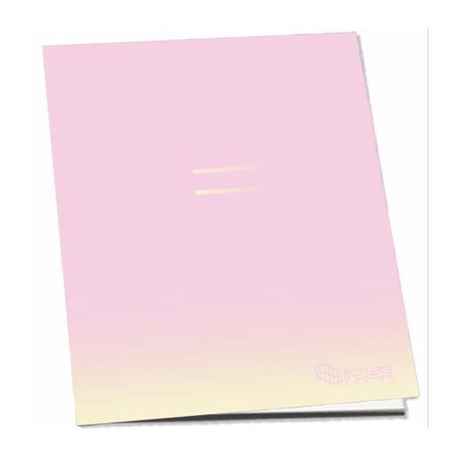 Füzet, tűzött, A5, vonalas, 52 lap, PULSE "Pastel Colourss"
