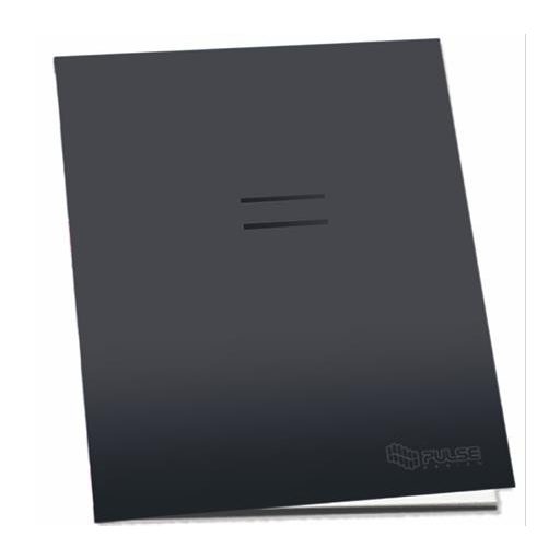 Füzet, tűzött, A5, vonalas, 52 lap, PULSE "Dark Colours"