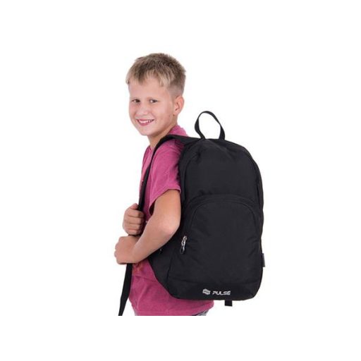Hátizsák, notebook tartóval, PULSE "Solo Black", fekete