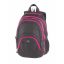 Hátizsák, 2in1, notebook tartóval és audió csatlakozóval, PULSE "Teens", pink-fekete