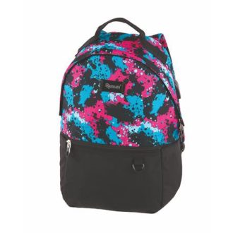   Hátizsák, notebook tartóval, PULSE "Cloud", fekete-színes foltok