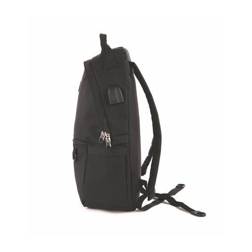Hátizsák, notebook tartóval, PULSE "Cloud", fekete