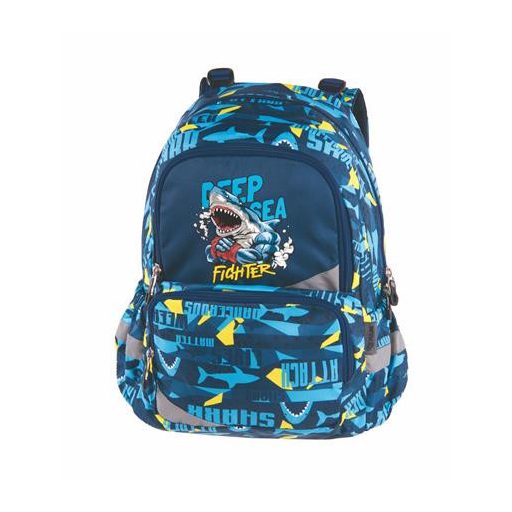 Hátizsák, anatómiai, PULSE "Anatomic Deep Sea Fighter", világoskék-sötétkék