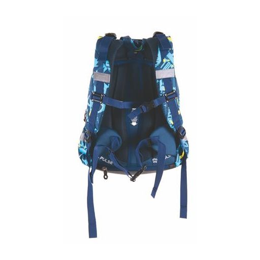 Hátizsák, anatómiai, PULSE "Anatomic Deep Sea Fighter", világoskék-sötétkék